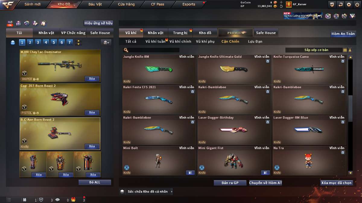 shop acc cf uy tin gia re